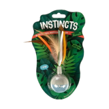 Smartykat Instincts Rowdy Ribbons Electronic Motion Spinning Ball Cat Toy 