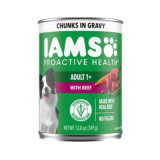 Iams Proactive Health Beef Chunks in Gravy Canned Wet Dog Food