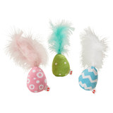 Spot Easter Feather Eggs Catnip Cat Toy 