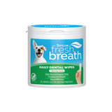 Tropiclean Fresh Breath Finger Dental Wipes for Pets 50 ct