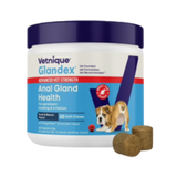 Glandex Advanced Vet Strength Anal Gland Duck & Bacon Flavor Soft Chews for Dogs 60 ct
