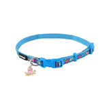 Coastal Pet Products Li'l Pals Charming Ribbon Overlay Adjustable Dog Collar- Li'l Sea Creatures