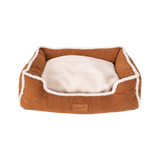Wrangler Microsuede Sherpa Trimmed Cuddler Pet Bed