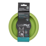 Lickimat Green UFO Slow Feeder Dog Bowl 