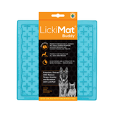 Lickimat Turquoise Buddy Mat Dog Slow Feeder 