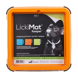 Lickimat Orange Classic Keeper Dog Slow Feeder 