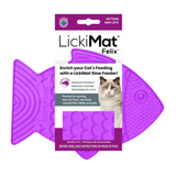 Lickimat Purple Felix Mat Cat Slow Feeder 