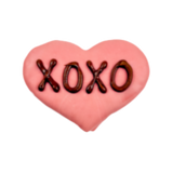 Bosco & Roxy Valentine's Day Pink XOXO Heart Dog Treat Cookie 