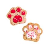 Bosco & Roxy Valentine's Day Mini Paw with Sprinkles Dog Treat Cookie 