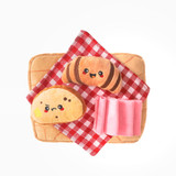 Hugsmart Picnic Time- Charcuterie Board Dog Toy 9 in