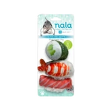 Nala Sushi Plush Catnip Cat Toys 3 pk