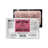 Vital Essentials Frozen Raw Fusion Chicken Recipe Dog Food Patties 10 ct