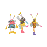 Incredipet Buzzed Bug Cat Toy with Catnip, Assorted 5 in