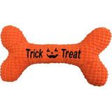 Petlou Halloween Trick or Treat Bone Dog Toy 10 in