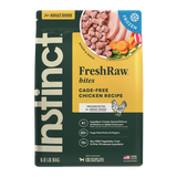 Instinct Frozen FreshRaw Bites Cage-Free Chicken Recipe Adult Dog Food 6 lb