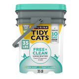 Tidy Cats Free & Clean Unscented Clumping Cat Litter 35 lb
