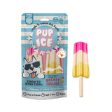 Nothin' To Hide Pup Ice Rocket Lollies Srawberry and Banana Dog Chew Treat 2 pk