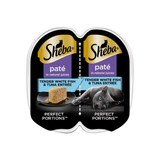 Sheba Perfect Portions Grain-Free Tender Whitefish & Tuna Entree Pate Adult Wet Cat Food Trays