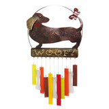 Songbird Essentials Dachsie Dog Woof Wind Chime 