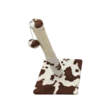 European Home Designs Cats Rock Cow Print Cat Scratcher Post 