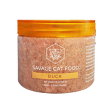 Savage Cat Raw Frozen Duck Tub Cat Food 12 oz