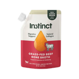 Instinct Human Grade Grass-Fed Beef Bone Broth Wet Dog Food Topper 16 oz