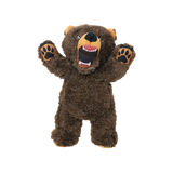 Tuffy's Angry Animals Bear Plush Dog Toy 