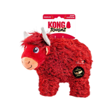 Kong Toughz Durable Highland Cow Plush Dog Toy Medium Dog