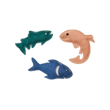 Spot Dura-Fuse Fish Leather Dog Toy, Assorted 7 in