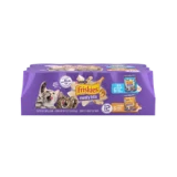 Friskies Meaty Bits with Ocean Fish in Sauce and Chicken Dinner in Gravy Wet Cat Food Variety Pack 13 oz/Case of 12