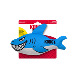 Kong Maxx Shark Tough Squeaky Dog Plush Toy Medium