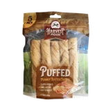 Harvest Moon Hide Free 5-in Peanut Butter Puffed Twist Dog Treat 5 ct