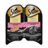 Sheba Perfect Portions Cuts in Gravy With Sustainable Salmon Wet Cat Food