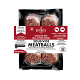 The Butcher's Pup Grass-Fed Beef, Veal, & Pork Meatball Recipe Complete Adult Food for Dogs 18 oz