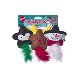 Spot Holiday Crinkle & Catnip Assorted Cat Toy 3 pk