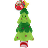 Petsport Holiday Christmas Tree Plush Dog Toy 11 in