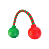 Guru Holiday Squeaking Rope Dog Toy 