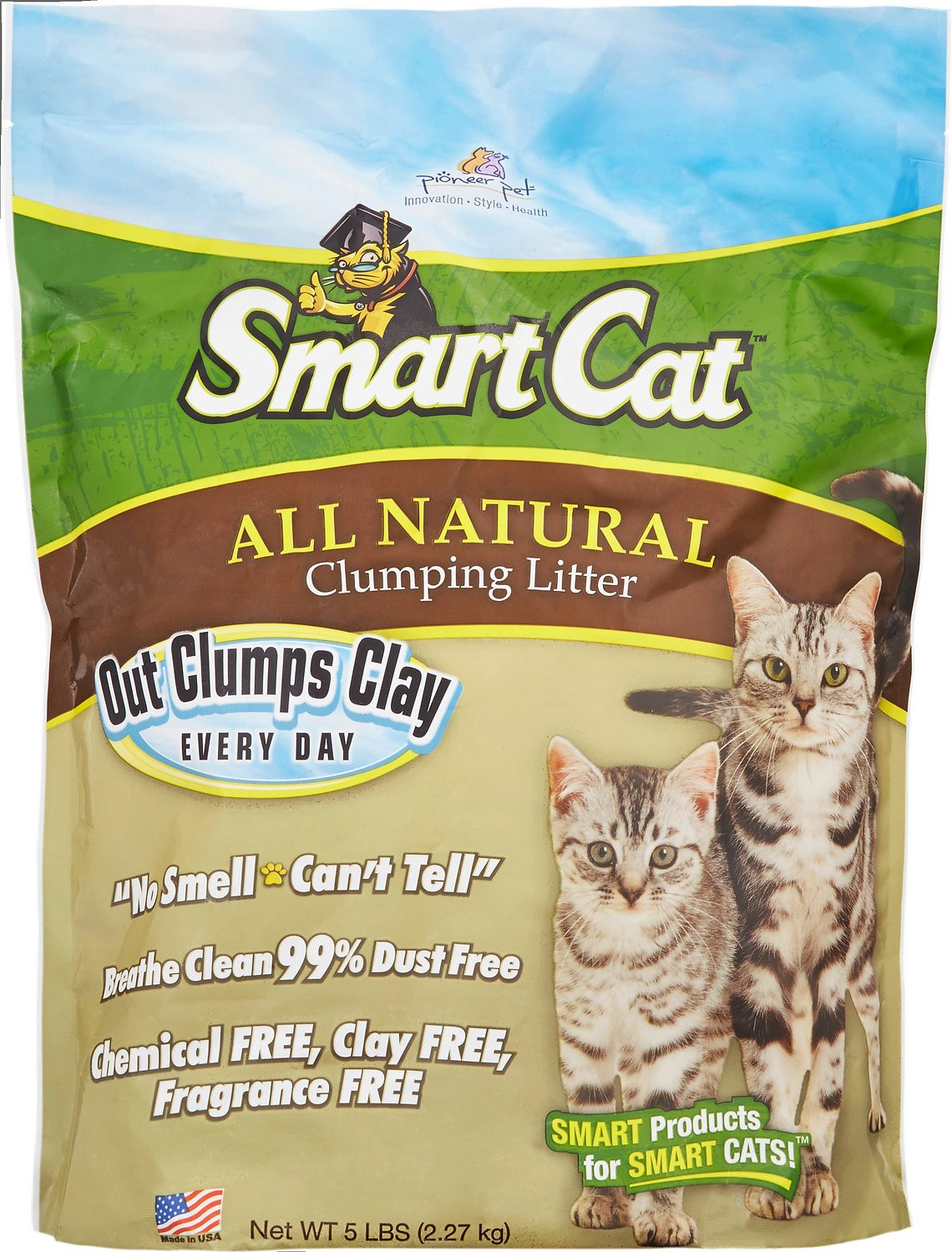 Pioneer Pet Smartcat All Natural Clumping Cat Litter Chow Hound Pet
