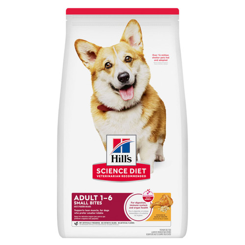 Hill's Science Diet Adult 1-6 Small Bites Chicken & Barley Recipe Dry Dog Food