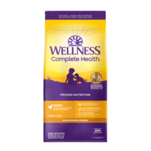 Wellness Complete Health Puppy Deboned Chicken, Oatmeal & Salmon Meal Recipe Dry Dog Food