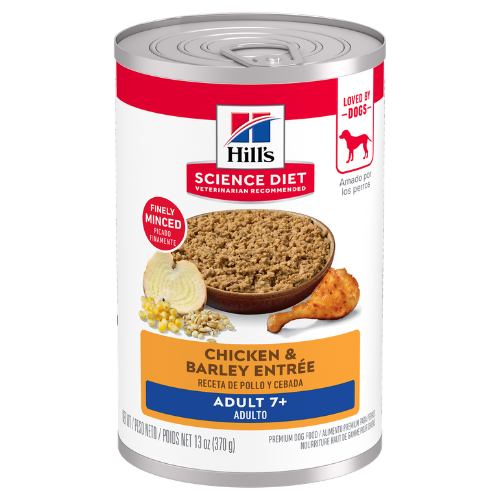 Hill's Science Diet Senior 7+ Chicken & Barley Entree Canned Dog Food