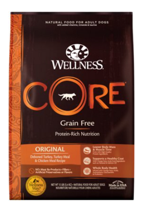 Wellness Core Wild Game Recipe Grain-Free Dry Dog Food 22 lb - Chow Hound  Pet Supplies