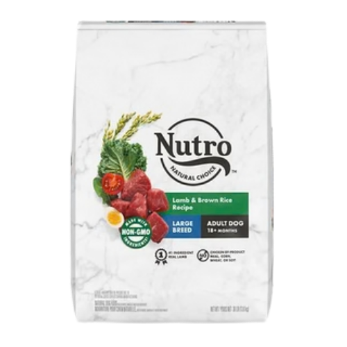 Nutro Lamb & Rice Large Breed Adult Dry Dog Food 30 lb