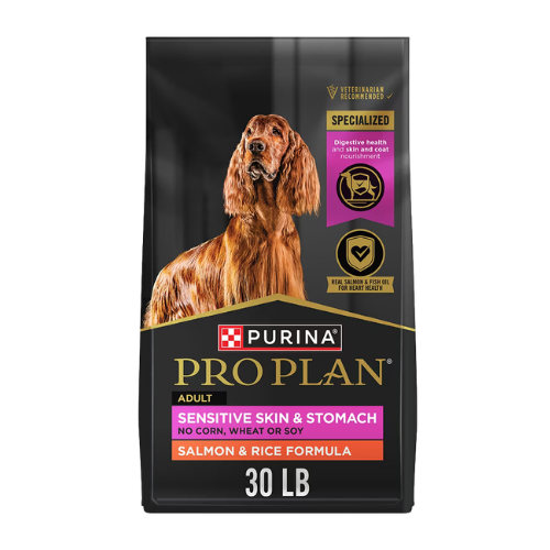 Purina Pro Plan Adult Sensitive Skin & Stomach Salmon & Rice Formula Dry Dog Food