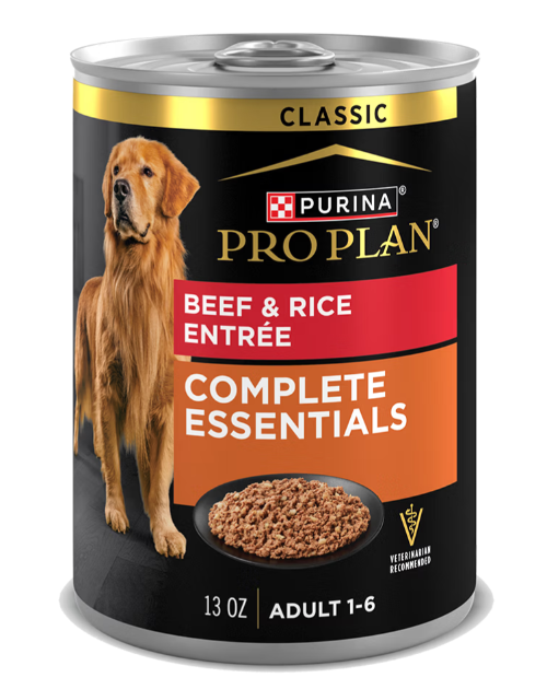 Purina Pro Plan Savor Adult Classic Beef & Rice Entree Canned Dog Food