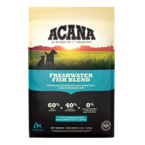 Acana Freshwater Fish Formula Grain-Free Dry Dog Food 25 lb