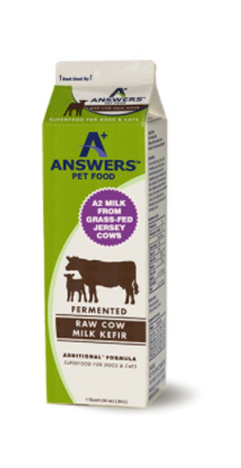 Answers Fermented Raw Cow Milk Kefir Frozen Dog And Cat Supplemental Food