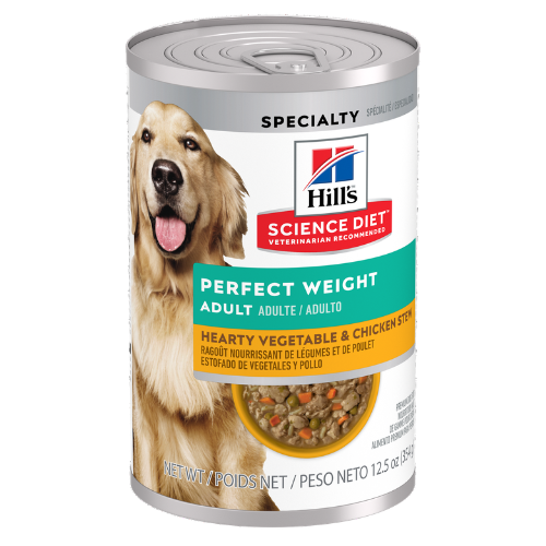 Hill's Science Diet Adult Perfect Weight Hearty Vegetable & Chicken Stew Canned Dog Food