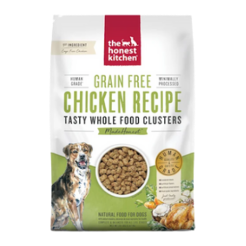 The Honest Kitchen The Whole Food Clusters Chicken Recipe Grain-Free Human Grade Natural Dry Dog Food