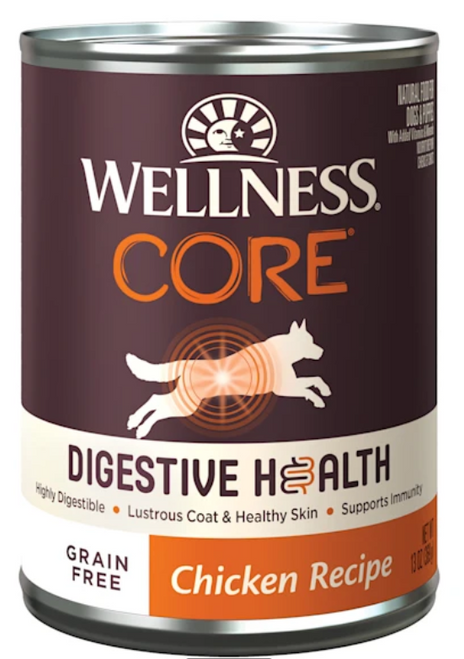Wellness Core Digestive Health Chicken Recipe Grain-Free Canned Dog Food